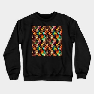 Stained glass colorful pattern, model 5 Crewneck Sweatshirt